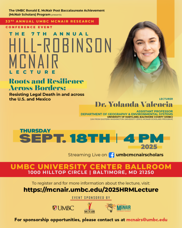 2025 Hill-Robinson McNair Lecture