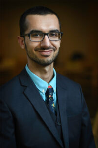 A three quarter portrait of Mohammed